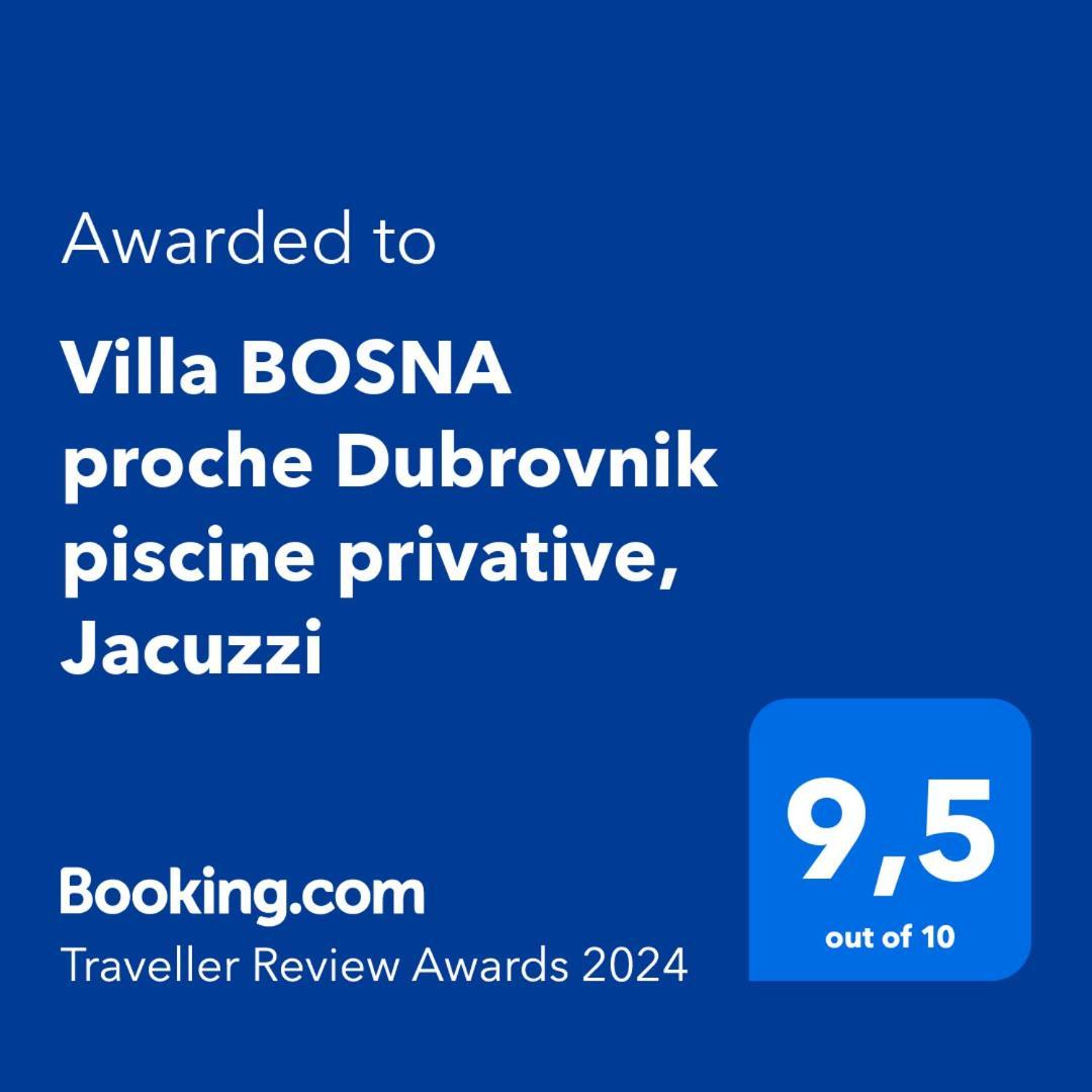 Villa Bosna Near Dubrovnik Very Beautiful Villa Entirely Privatized Swimming Pool, Jacuzzi, Sauna, Billiard, Ping-Pong Ivanica Zewnętrze zdjęcie